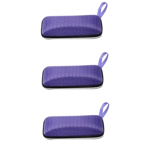 WRITWAA 3 Pezzi Custodia Per Occhiali Con Cerniera in Design A Nido Dape Scatola Per Occhiali Da Sole in Eva Protezione Per Occhiali Montature Compatte Per Adulti Ragazzi E Ragazze