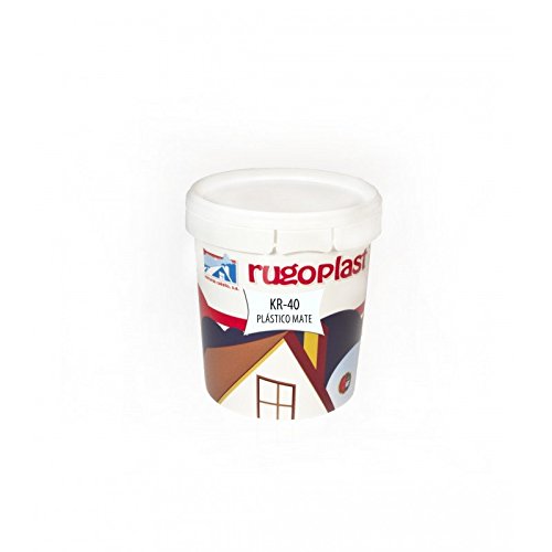 Pintura pl�stica blanca mate lavable de alta calidad interior/exterior ideal para decorar tu casa (sal�n, cocina, ba�o, dormitorios.) KR-40 (0,750 L) Env�o GRATIS 24 h.