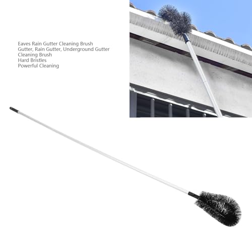Brosse de nettoyage de gouttière toit drain multifonctionnelle PET PP