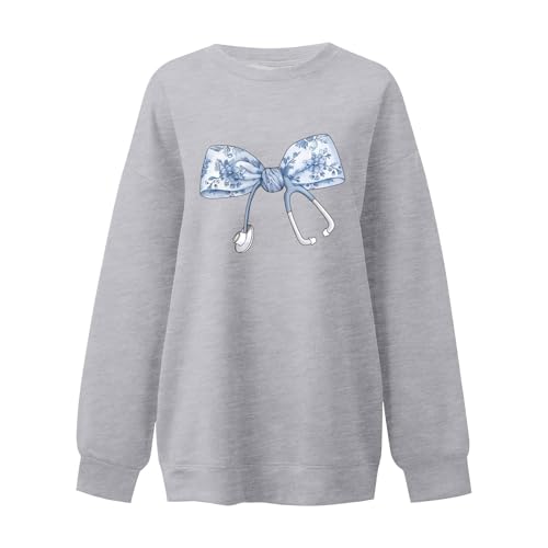 Sweat-shirt col rond en polaire douce vêtement décontracté ample - 3