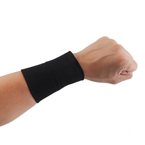 Image of Generic Elastic Wrist Hand Brace Support Carpal Tunnel Tendonitis Relief XL Black