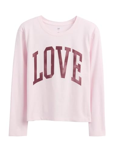 Image of Gap Girls' Long Sleeve Graphic Tee T-Shirt