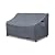 Dalema Outdoor 3-Seater Loveseat Cover,600D Heavy Duty 100% Waterproof Patio Sofa Cover,Furniture Covers for Sofa and Loveseat,85W x 38.5D x 35H Inches,Grey.