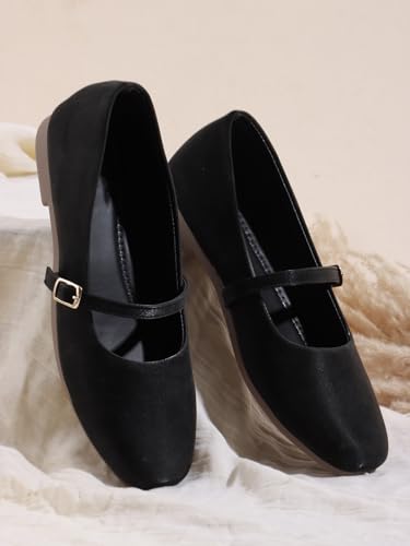 Image of TRYME Trendy Comfortable Mary Jane Ballet Bellies Shoes for Women and Girls