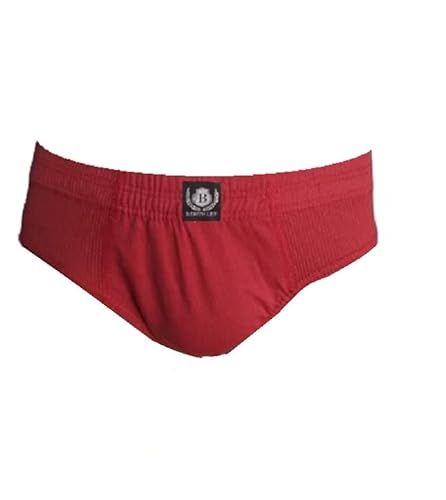 Kit C/10 Cueca 4 Agulhas SLIP Comum ALGODAO Lisa Basica Confortavel Atacado (M, Variadas)