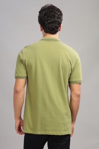 Image of ADRO Polo T Shirt for Men | Black Polo T-Shirt | 100% Cotton Polo Tshirt | Regular Fit Polo| Available in Plus Size Polo