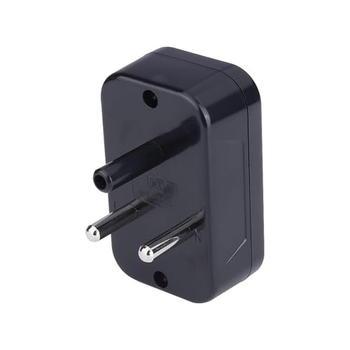 MX Universal 3-Pin Multi Plug Type D Socket 3 × 2-Pin Outlets Converter 5A to 15A Adapter for Home, Office,Travel Multi Plug Extension, Universal Socket Converter, Power Adapter-Pack 2