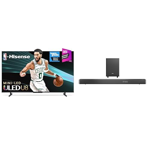 Hisense Exclusive Bundle 100U8K Smart TV & AX3125H Soundbar