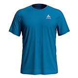 odlo shirt facemask Besonders hoher Tragekomfort Odlo Herren T-shirt s/s crew neck ESSENTIAL LIGHT, blue jewel, L