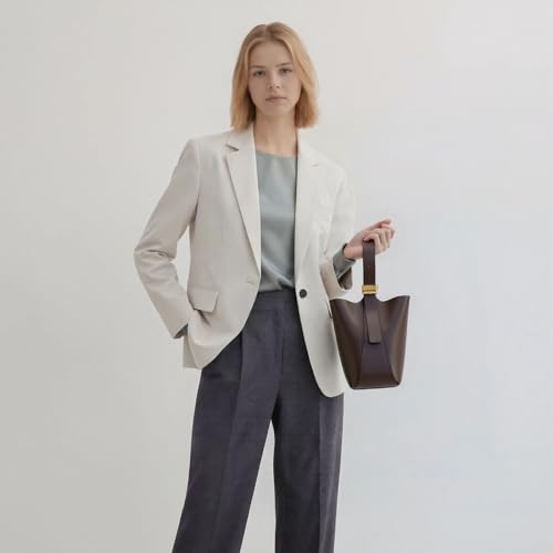 Bolso tote de cuero pequeño para mujer miniatura 2
