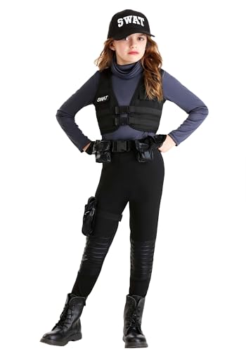 Disfraz SWAT para Niñas Talla X-Large miniatura 1