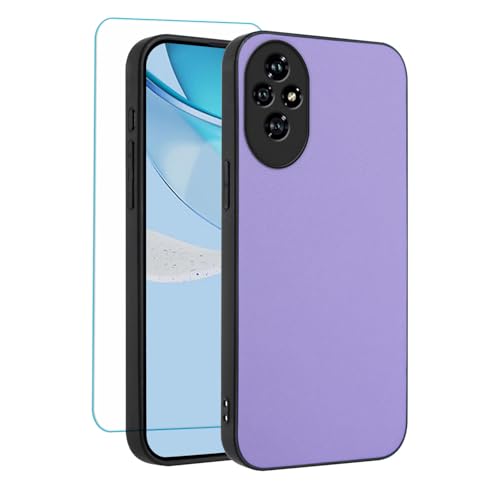 Coque Honor 200 Pro 5G violette mince antichoc TPU souple étui cuir Honor200 Pro