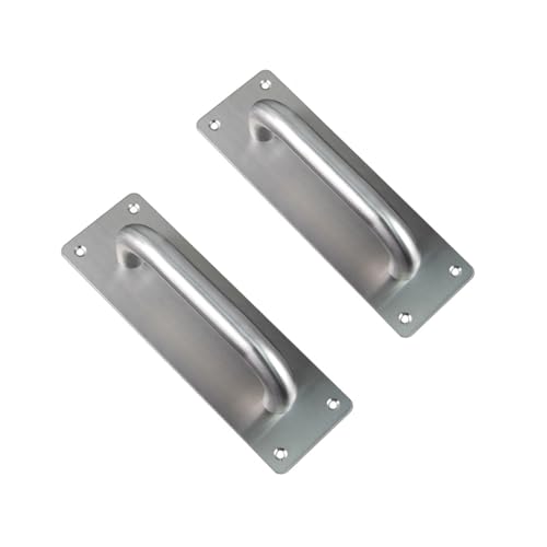TopHomer Puxador de porta de aço inoxidável resistente com parafusos, puxadores de porta deslizantes...