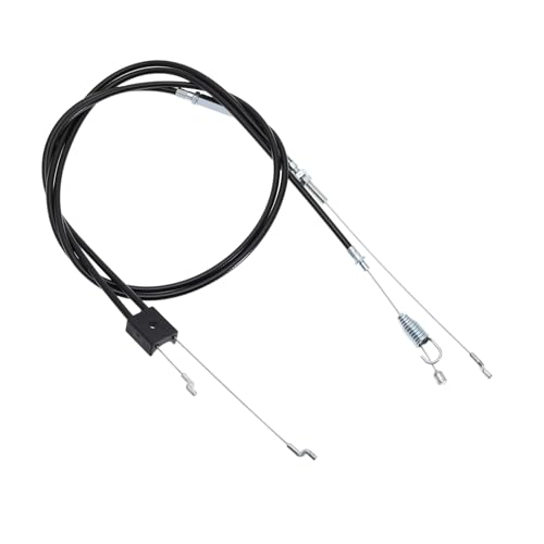 Câble d'accélérateur et d'embrayage compatible avec Einhell - Compatible avec les accessoires de tondeuse à gazon Hecht - Câble de commande - 1515 mm et...