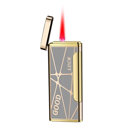 Encendedor de butano portátil ultrafino: soplete recargable y resistente al viento 2