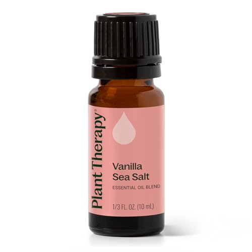 Plant Therapy Vanilla Sea Salt Essential Oil Blend 10 mL (1/3 oz) 100% Pure, Undiluted, Natural, Relaxing, Romantic Aromatherapy