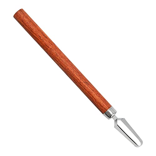 FAKEME Pottery Sculpting Tool Food Garnishing Attachments Multifunction Wood Simple Using Carving Knife DIY Texture Tool for Home Vegetable Fruit, G