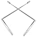 HANABASS Dowsing Rods Brass 2Pcs Stainless Steel Antenna Finding Dragon Ruler Outdoor Tools Energy Seeking rods Portable Pen Shape rods Durable divining rods Water dowsing rods at Home