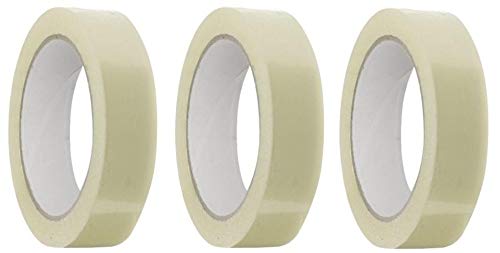 Inditradition Strong Adhesive 1 Inch Transparent Cello Tape (Pack of 3) | for Home & Office Use (65 Meter, 42 Microns Guaranteed)