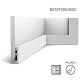 Zoom IMG-1 orac battiscopa sx157 ral9003 200 Zoom IMG-1 orac battiscopa sx157 ral9003 200