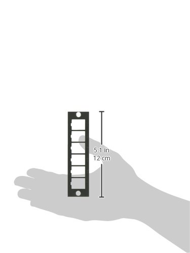 Leviton 5F100-6QP plaque de fixation Opt-X QuickPort noire