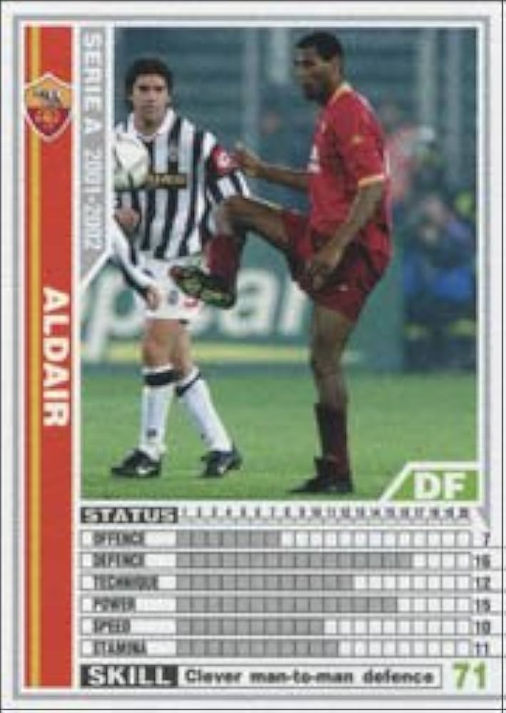 Amazon.co.jp: WCCF/01-02/ローマ/白/210/アウダイール