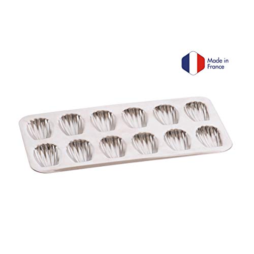 Gobel 12 Count Heavy Tinned Steel Madeleine Sheet Pan, Made In France #TOP1