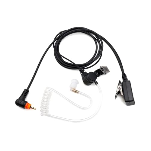 Asukohu トランシーバー ヘッドセット 交換用 双方向ラジオヘッドセット マイク付き エアチューブイヤホン SL1M SL2M SL1K SL2Kラジオイヤホン用
