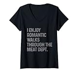 Photo Gallery donna bbq grigliare passeggiate romantiche attraverso il reparto di carne divertente maglietta con collo a v Photo Gallery donna bbq grigliare passeggiate romantiche attraverso il reparto di carne divertente maglietta con collo a v