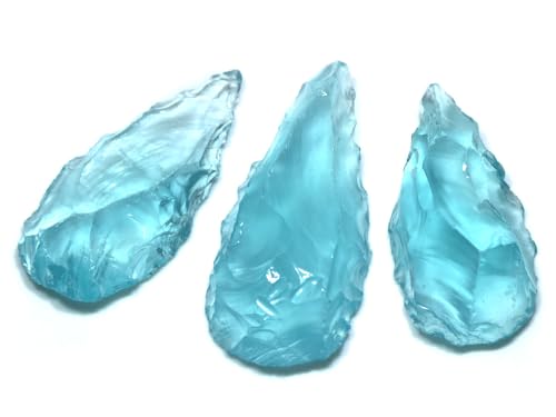 【石流通センター】【置き石】ルース アンダラクリスタル (アメリカ・シエラネバダ産) (マリンブルー)