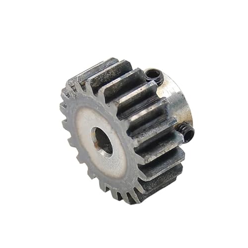 Bevel Gear Pinion Hardware Mechanical 1pcs 1.5 Die Step Gear 1.5M 15-30 Teeth 45# Steel Bore 10mm Metal Motor Cam Gear Spur Gear(15 Teeth)