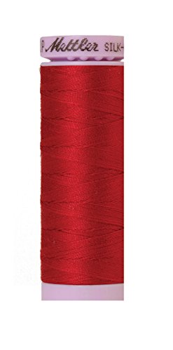 Hilo de algodón Mettler Silk-Finish 50 Weight 150 m rojo miniatura 1