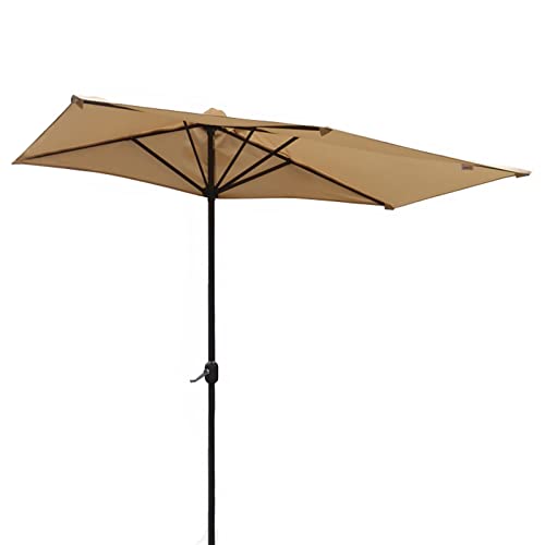 Parasol exterior CLSDRZC para uso comercial y residencial con 5 varillas