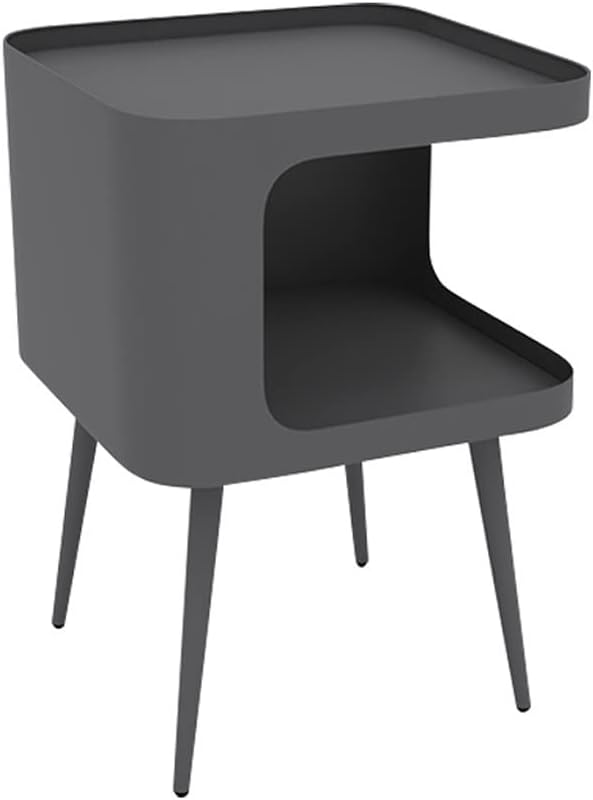 Bedside Table Bedside Table Small Side Table Wrought Iron Storage Cabinet Coffee Table Bedroom Children's Room Small Side Table Living Room Dormitory Room Furniture Nightstand Storage Unit