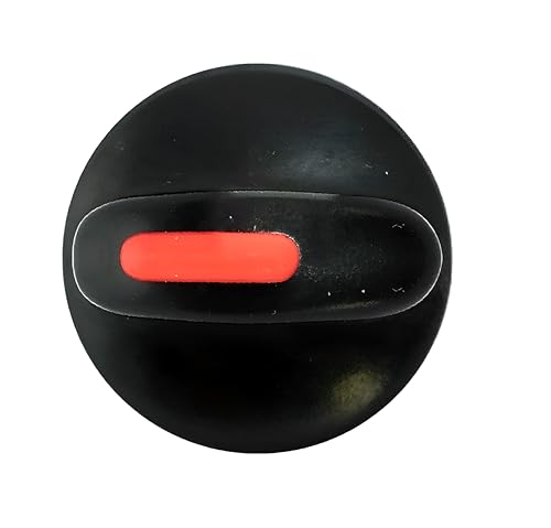 Image of AJS spares- Stove On-Off Knobs for Prestige GlassTop /Steel Stoves | Push Type | Bakelite (Pack of 4, Black)