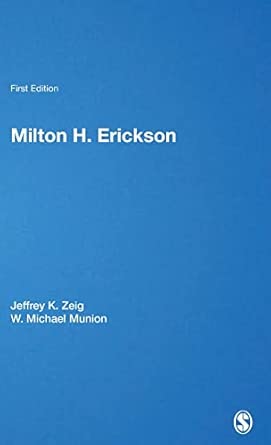 Milton H Erickson book cover