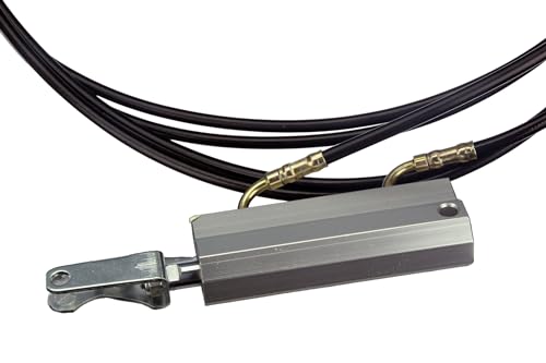 Image of URO Parts 1718000072 Convertible Top Cylinder, Front; Includes Hydraulic Lines