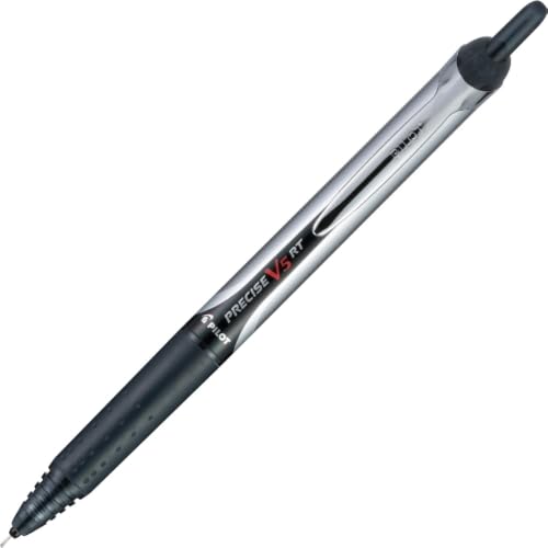 Pilot Precise V5 RT Premium Rolling Ball Pens, Extra Fine Point, Black, 30/Pack (84067) - image 1