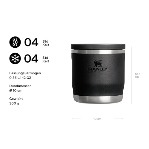 STANLEY 1913 Adventure To-Go Food Jar 0.35L - Black – Ansicht 3