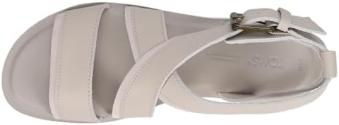 TOMS Women's Sidney Tread Flat Sandal, Putty, 11 | Image 3
