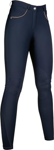Pantalons femme HKM Beagle respirants avec grip élastique pour une liberté totale