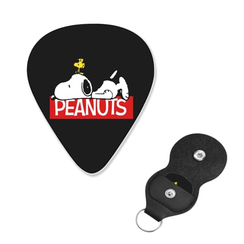 ギターピック 6枚セット スヌーピー guitar pick ギターぴっく フィンガーピック 指サムピックセット プレクトラム エレキギターピック き練習用 携帯便利 ティアドロップ型 フィンガー保護 耐久性 初心者 音楽愛好家