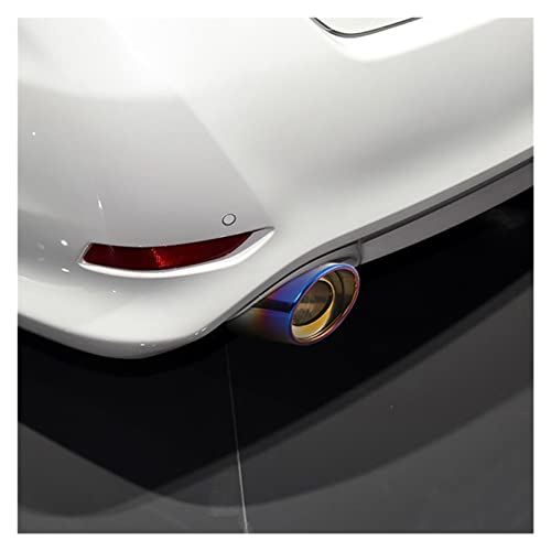 Universal Car Exhaust Muffler Tip Round Stainless Steel Car Tail Rear Chrome Exhaust Pipe Tail Muffl