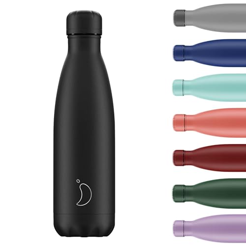 Chilly's Bottles | Leak-Proof, No Sweating | BPA-Free Stainless Steel | Reusable Water Bottle | Double Walled Vacuum Insulated | Keeps Cold for 24+ Hrs, Hot for 12 Hrs