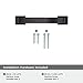Amerock | Cabinet Pull | Oil Rubbed Bronze | 3 inch (76 mm) Center to Center | Candler | 1 Pack | Drawer Pull | Drawer Handle | Cabinet Hardware