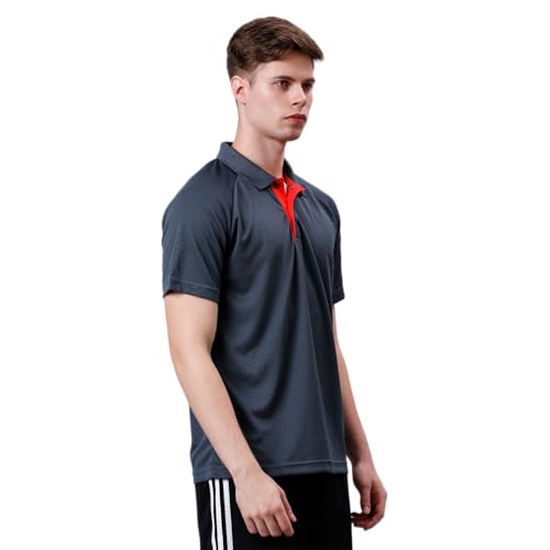 Image of Adidas Men's Solid Regular Fit Polo
