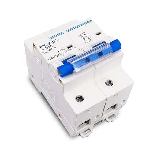 Disyuntor de 2 polos CC 1000V 80A interruptor de batería magnético térmico para paneles solares 4
