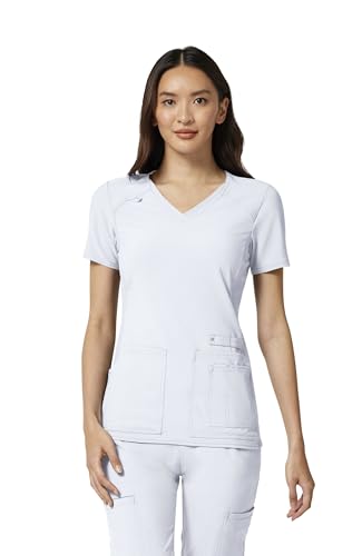 Catálogo para Comprar On-line Cherokee los 10 mejores. 41 Cherokee iFlex - Playera quirúrgica para Mujer, Cuello en V, CK605, Blanco, M
