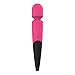 Velocity Massage Wand - Waterproof, Wireless, Powerful Vibration - Personal Therapeutic Massager (Pink)