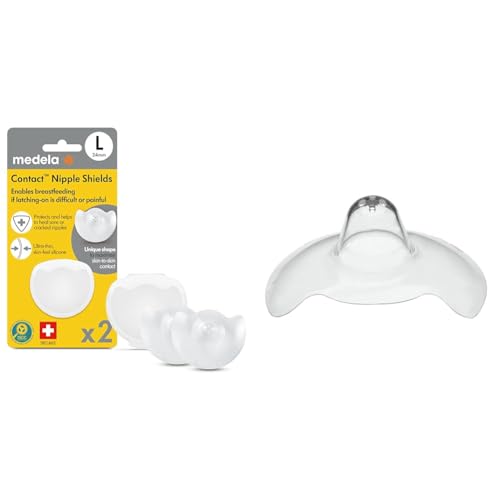 Medela Breastfeeding Bundle with 24mm Nipple Shields (2 Count) and Single 24mm Nipple Shield for Latching Difficulties image 2